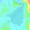 Topografische kaart Lake Catamount, hoogte, reliëf