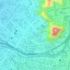 Topografische kaart Alameda de los Descalzos, hoogte, reliëf