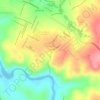 Topografische kaart Condomínio Monte Belo, hoogte, reliëf