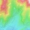 Topografische kaart Presa del Embalse de Navacerrada, hoogte, reliëf