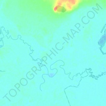 Topografische kaart Чирки, hoogte, reliëf