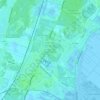 Topografische kaart Linnaeusbos / Overplaats, hoogte, reliëf