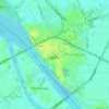 Topografische kaart Desouk, hoogte, reliëf