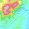 Topografische kaart Sítio do Beto, hoogte, reliëf