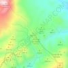 Topografische kaart Sierra de las Chanzas, hoogte, reliëf