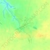 Topografische kaart Боровинка, hoogte, reliëf