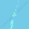 Topografische kaart Boca Chita Key, hoogte, reliëf