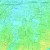 Topografische kaart Taman Cadika Pramuka, hoogte, reliëf