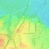 Topografische kaart Hills of Roanoke, hoogte, reliëf