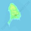 Topografische kaart Sibato Island, hoogte, reliëf