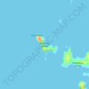 Topografische kaart Motutaiko Island, hoogte, reliëf