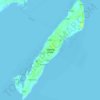 Topografische kaart Sipaway Island, hoogte, reliëf