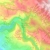 Topografische kaart Sierra Vista Open Space Preserve, hoogte, reliëf