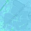 Topografische kaart Reeuwijkse Plassen, hoogte, reliëf