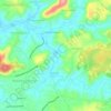 Topografische kaart Payaswini, hoogte, reliëf