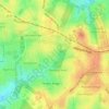 Topografische kaart Manchester, hoogte, reliëf