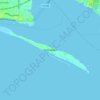 Topografische kaart Biloxi, hoogte, reliëf