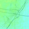 Topografische kaart Robstown, hoogte, reliëf