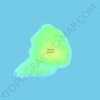 Topografische kaart Sibolo Island, hoogte, reliëf