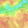 Topografische kaart Шаганино, hoogte, reliëf