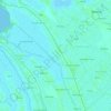 Topografische kaart Kali Tulung, hoogte, reliëf