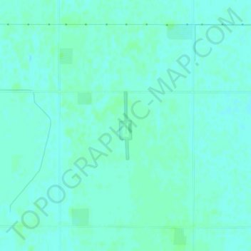 Topografische kaart Wolverton WMA, hoogte, reliëf
