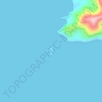 Topografische kaart Ilha da Sororoca, hoogte, reliëf