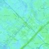 Topografische kaart Zwolle-IJsselkanaal, hoogte, reliëf