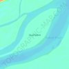 Topografische kaart Quail Island, hoogte, reliëf