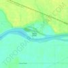 Topografische kaart Snake River, hoogte, reliëf