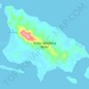 Topografische kaart Pulau Sanglang Besar, hoogte, reliëf
