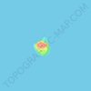 Topografische kaart Surtsey, hoogte, reliëf