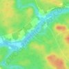 Topografische kaart Kennetcook River, hoogte, reliëf