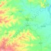Topografische kaart Lendi, hoogte, reliëf