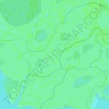 Topografische kaart Мста, hoogte, reliëf