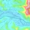 Topografische kaart Rio Piracicaba, hoogte, reliëf