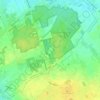 Topografische kaart Hondenlosloopzone Buggenhoutbos, hoogte, reliëf