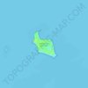 Topografische kaart Table (Excelsior) Island WLS, hoogte, reliëf