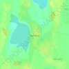 Topografische kaart Баклуши, hoogte, reliëf