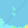 Topografische kaart Cambugan Island, hoogte, reliëf