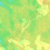 Topografische kaart Richet, hoogte, reliëf