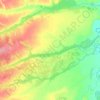 Topografische kaart Куль, hoogte, reliëf