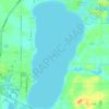 Topografische kaart Lake Bemidji, hoogte, reliëf