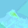 Topografische kaart Заливино, hoogte, reliëf