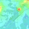 Topografische kaart Rio Paranhana, hoogte, reliëf