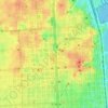 Topografische kaart Provincia de Salta, hoogte, reliëf