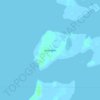 Topografische kaart Great Abaco, hoogte, reliëf