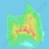 Topografische kaart Car Nicobar Island, hoogte, reliëf