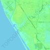 Topografische kaart South Venice, hoogte, reliëf