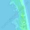 Topografische kaart Big Island, hoogte, reliëf